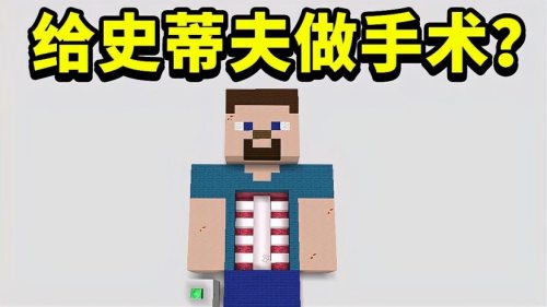 我的世界：史蒂夫生病了？我来给史蒂夫做手术！MC里当外科医生！