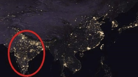 印度比中国还发达? 看完这张图, 才知道我们都被卫星骗了!