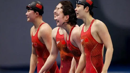 第14金！女子4x200米自由泳接力中国摘金