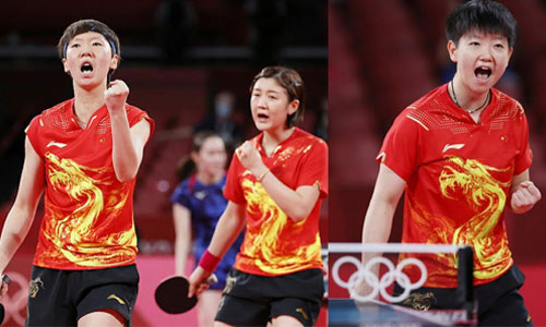 第34金 中国队战胜日本拿下乒乓球女团金牌