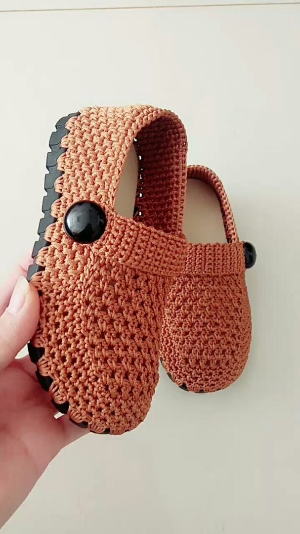 纯手工钩织鞋 也要帅帅哒