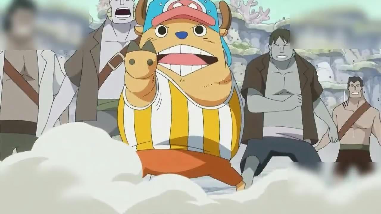 《海贼王》乔巴的几段变身,最后一种超巨大