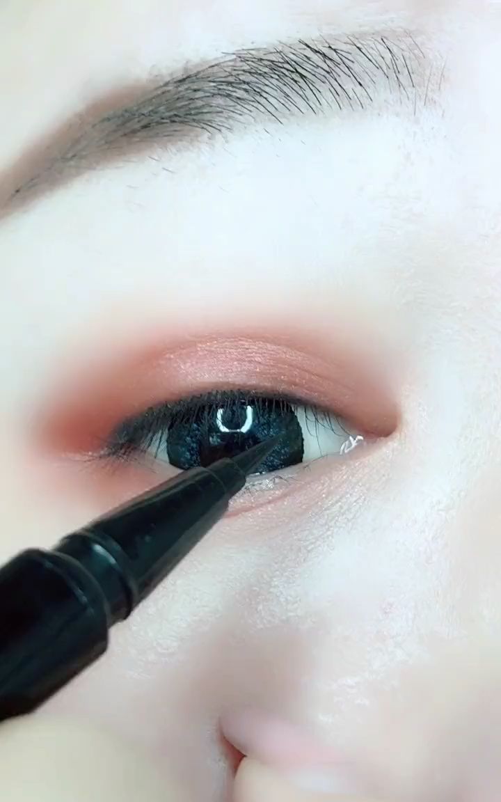 7315无辜大眼眼线画法!