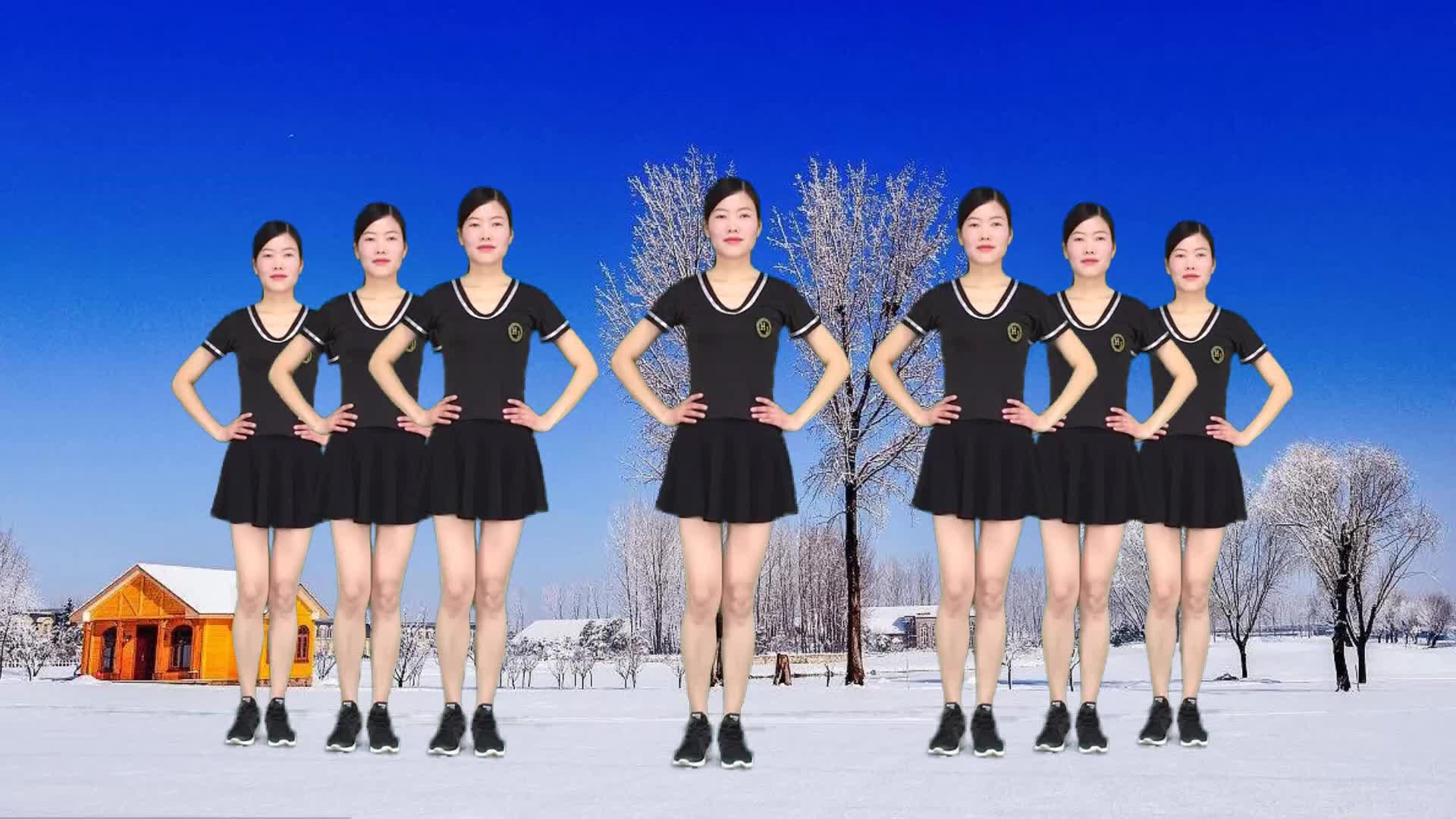 16步广场舞《男人四十花开放》简单健身操