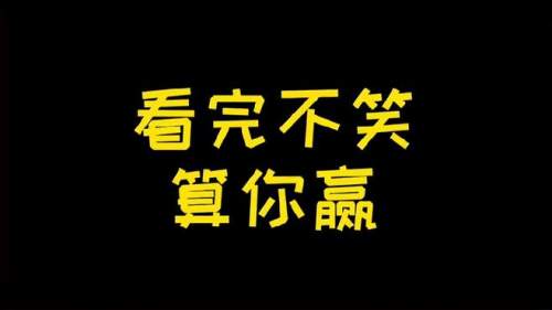 爆笑如雷，看完不笑算你赢！