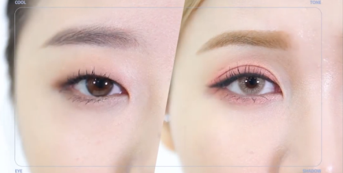 美芽| 单双眼皮的眼影画法~