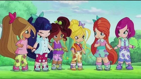 魔法俏佳人:"神奇仙灵,仙籁魔法",小仙子们华丽变身,好萌呀