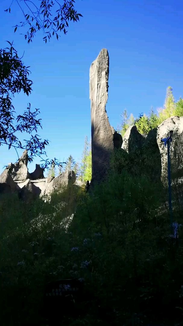 长白山峡谷浮石林