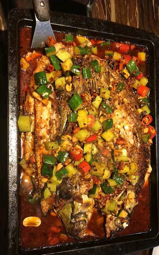 秀出你的拿手菜#好吃的铁板烧鱼