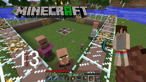 我的世界五年玩家[明月庄主]极限生存第十三集【无村长无限繁殖】