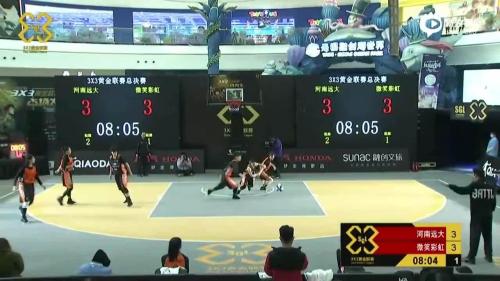 【微笑彩虹上演凌波微步 短发悍将华丽钻人