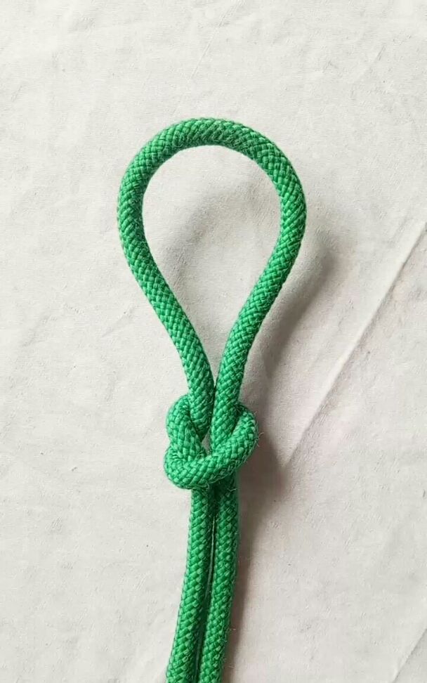 最常用的单套活索结!人人必备绳结!