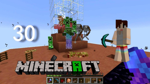 我的世界五年玩家[明月庄主]极限生存第三十集【刷怪塔通电之后】