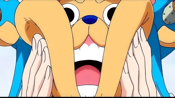 罗宾对乔巴摸脸杀,乔巴小老弟你要不要那么萌