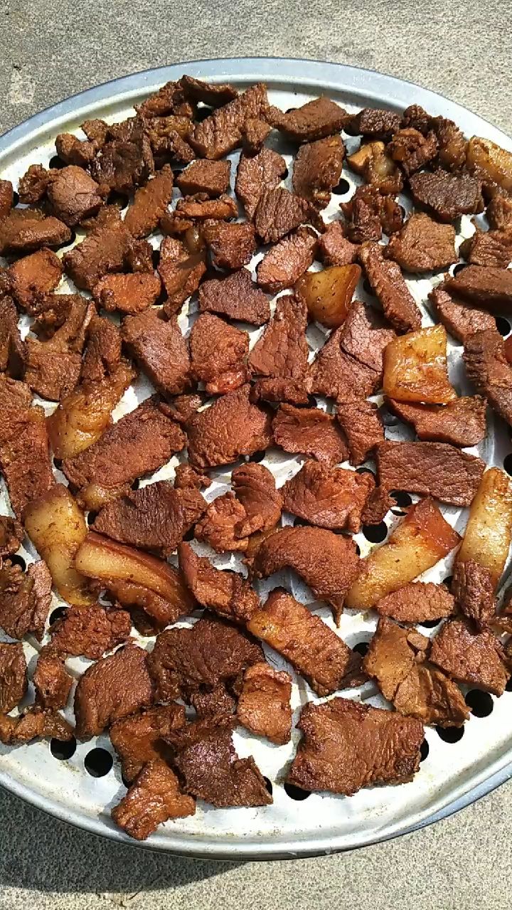 猪肉吃不完,晒成干,比牛肉干还好吃!