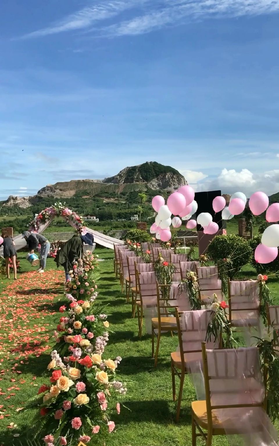 比5星酒店还有氛围的 私家别墅婚礼现场 拍摄