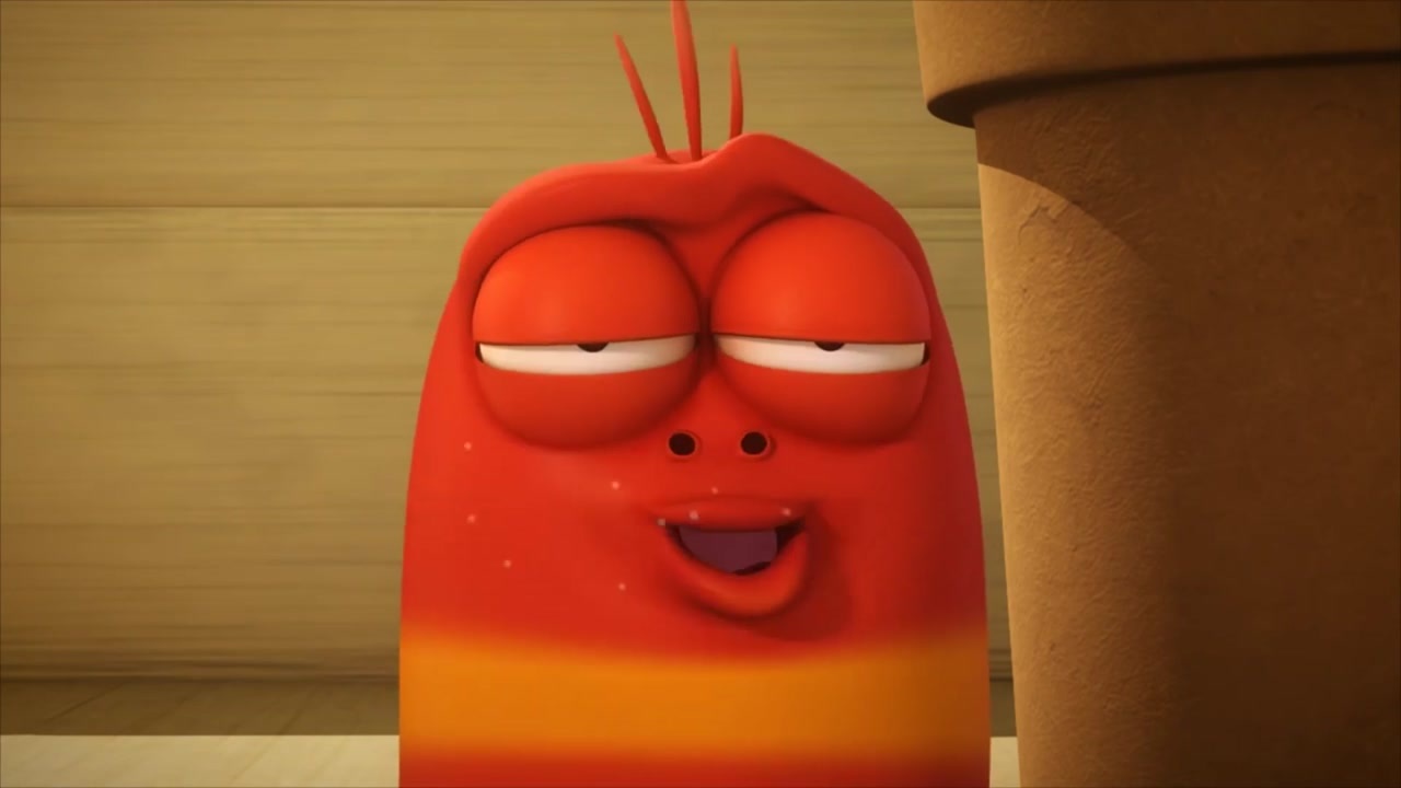 爆笑虫子:红虫吃了块口香糖,黄虫非要抢着吃,二虫一番争夺