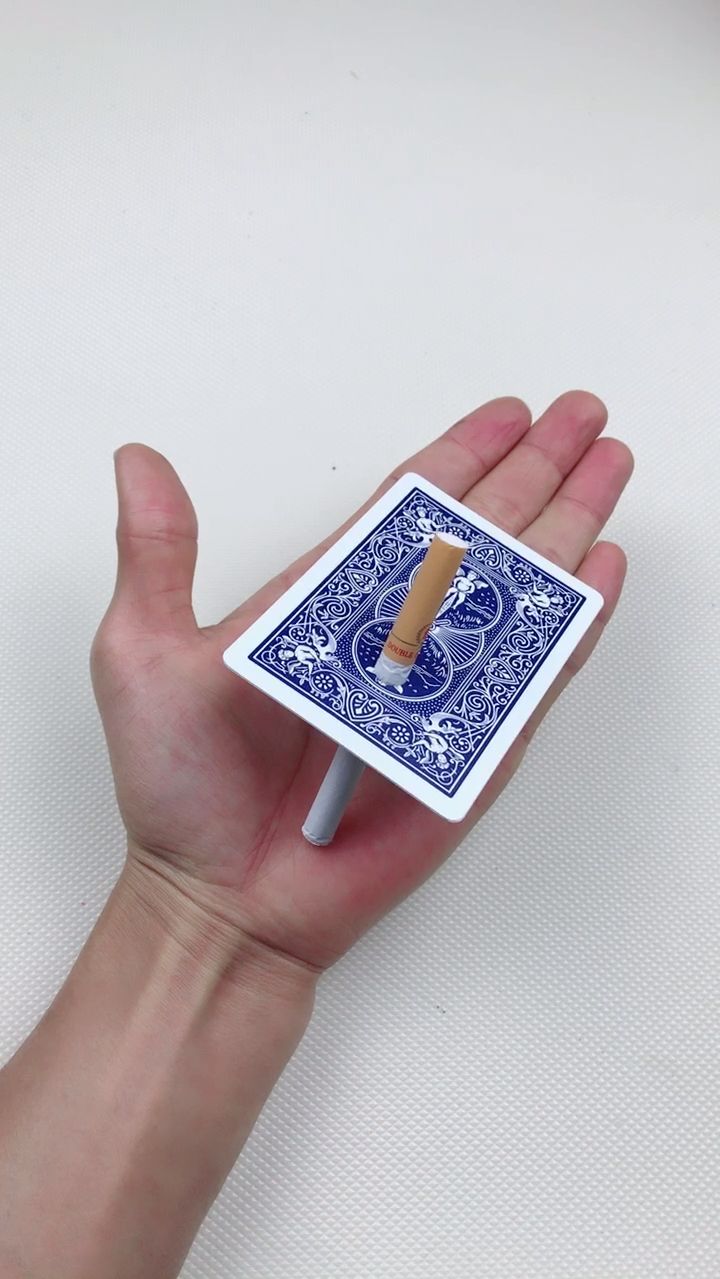 刘谦别恨我,揭秘你的香烟穿透魔术!