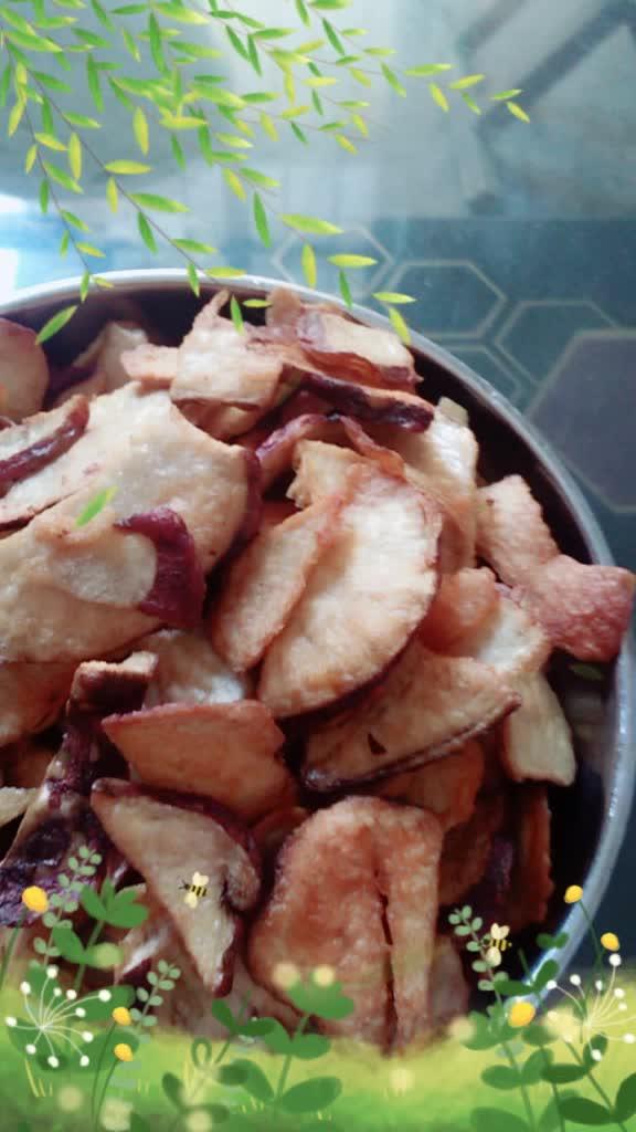 自制红薯片,好吃不贵啊