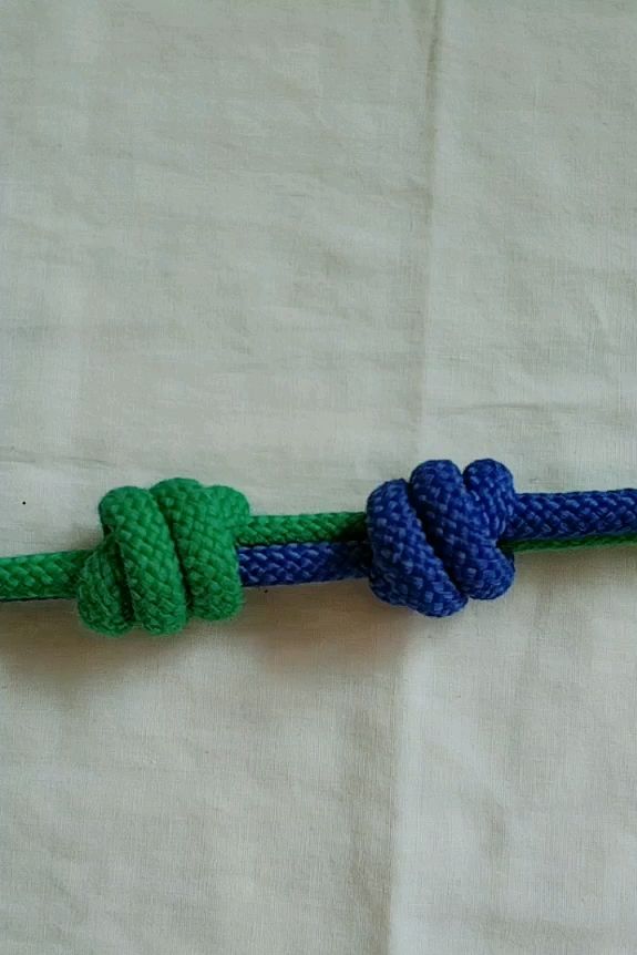 双渔人结绳头对接