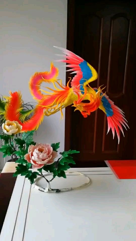 面塑凤凰,有喜欢的朋友吗?