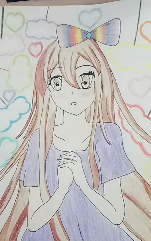 四年级小朋友学画动漫人物画