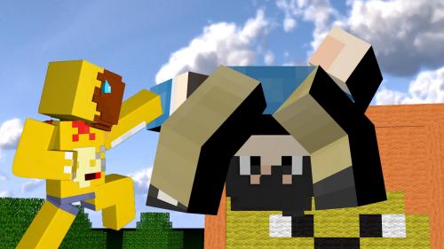 【小本】我的世界〓P眼看世界〓Minecraft小本悠然小天骐MC速建筑实况解说