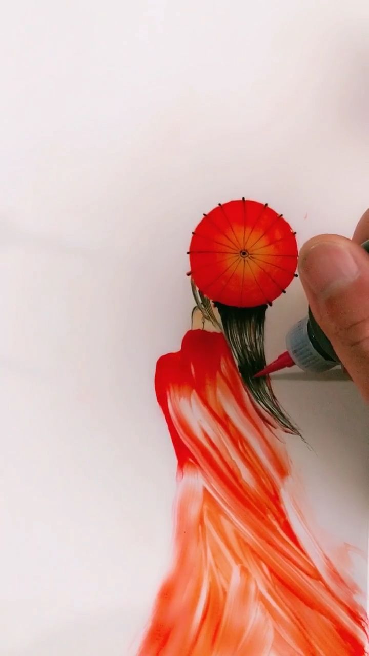 果酱画古风美女