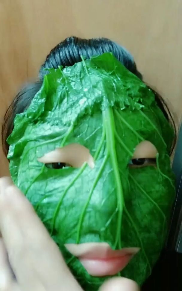 绿色天然蔬菜面膜