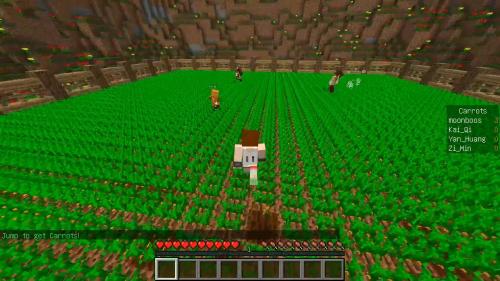 我的世界明月庄主多人小游戏【保卫萝卜】Minecraft