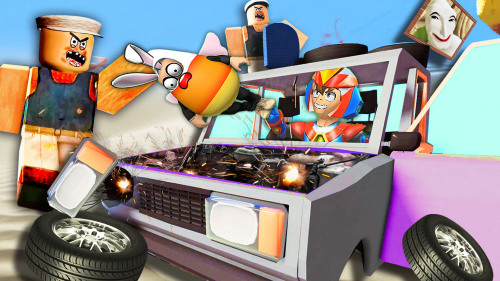 兄弟俩徒手造车,上演车在囧途!Roblox一次尘土飞扬的旅行