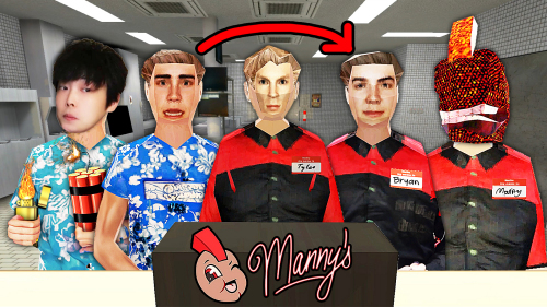 曼尼汉堡店,全结局解锁!曼尼奥特曼登场!主角继承了服务员泰勒的工作!