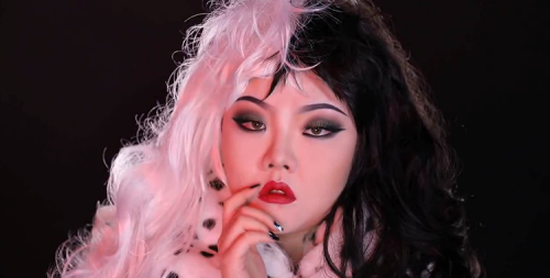 美芽| 迪士尼仿妆系列 坏女人库伊拉