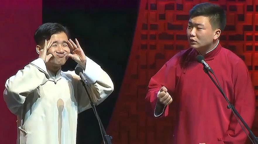 德云社跨年陶云圣于筱怀表演相声学哑语,搞笑至极,笑的我肚子疼