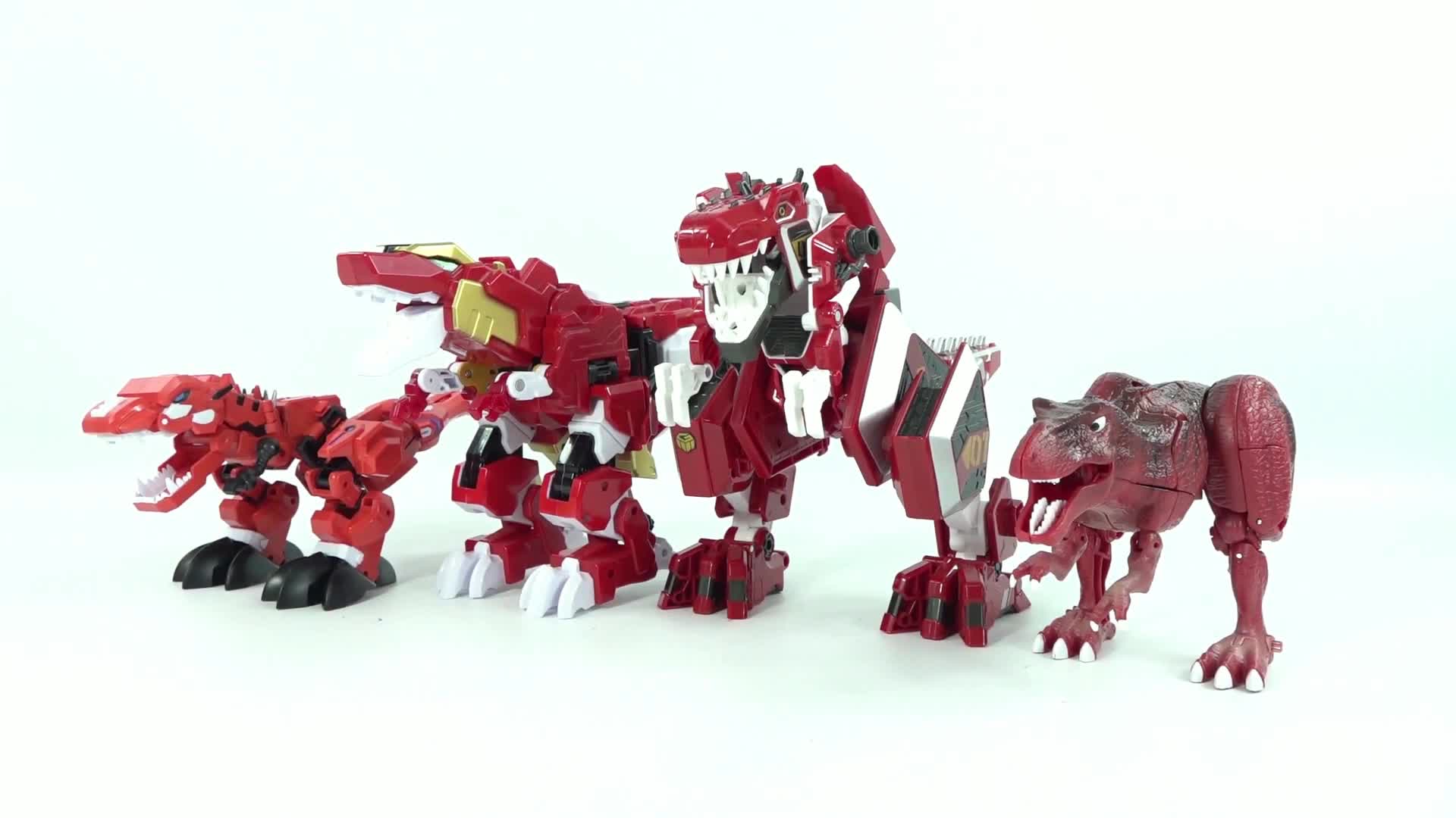 机械恐龙霸王龙奥特曼机器人玩具组装