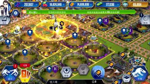 侏罗纪世界游戏第508期:爱吃鱼的林姆诺龙恐龙公园