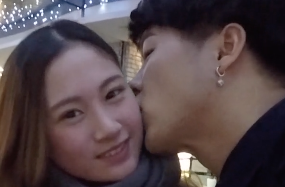 青春偶像街头遇见女粉丝索吻，完全没有名人架子，都答应女粉丝了