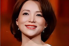 董卿陪儿子参加学校活动
